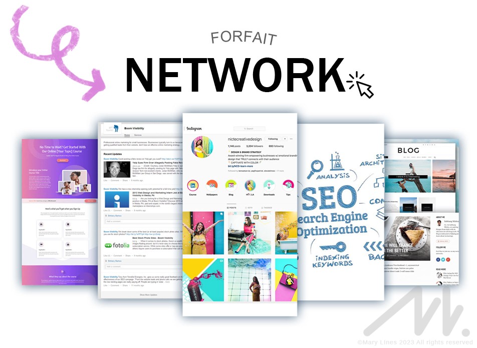 Forfait NETWORK pour réseaux sociaux